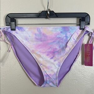 NEW Ninety Nine Degrees Lavender Tie-Dye Bikini‎ Bottom